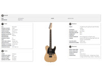 Fender Limited Edition Jim Root Telecaster EB Shoreline Gold Fender Limited Edition Jim Root Telecaster EB Shoreline Gold